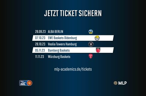 Einzelticketverkauf für die ersten fünf Heimspiele gestartet